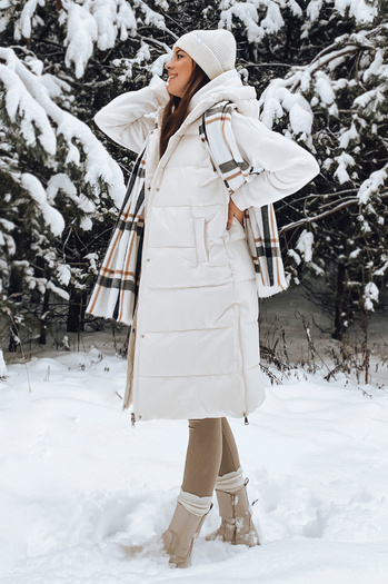 Damen Steppweste NOELIA Weiß Dstreet TY3133