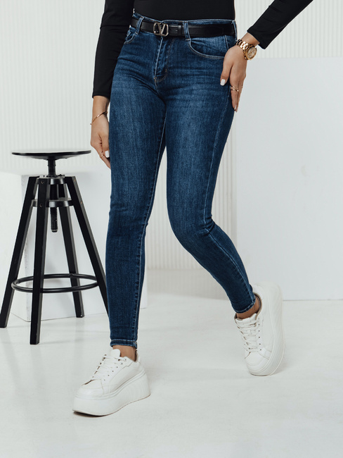 Damen Denim Skinny Hose DIVETTI navy blau Dstreet UY2330