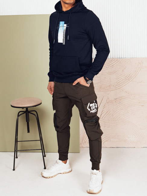 Herren Kapuzenpullover Farbe Dunkelblau DSTREET BX5727