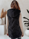 Damen Steppweste mit Kapuze schwarz Dstreet TY5105
