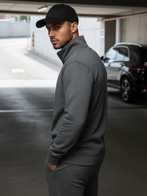 Herren Sweatshirt Anthrazit Dstreet BX4111