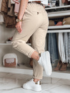 Damen Chinohose mit Gürtel RELCIX hellbeige Dstreet UY2585_2