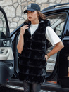 Damen Pelzweste ASHTON schwarz Dstreet TY4543
