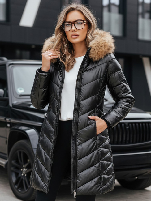 Damen Steppwinterjacke BELLATRIX schwarz Dstreet TY4581z