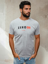 Herren T-shirt mit Aufdruck Hellgrau Dstreet RX4744