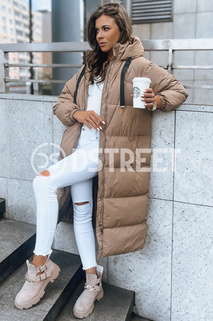 Damen Winterjacke COZYSEASON dunkelbeige Dstreet TY3759