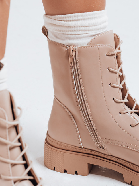 Damen STYLOBOSS Creme Baggerstiefel Dstreet ZY0522