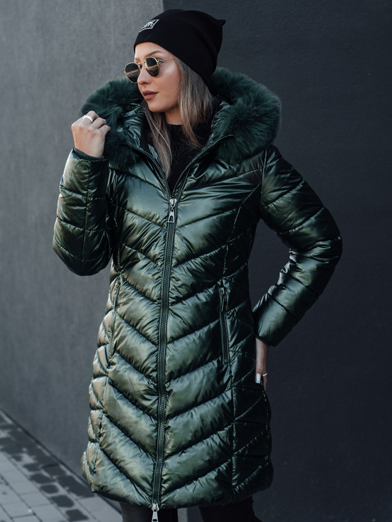 Gesteppte Damen-Winterjacke BELLATRIX grün Dstreet TY4591