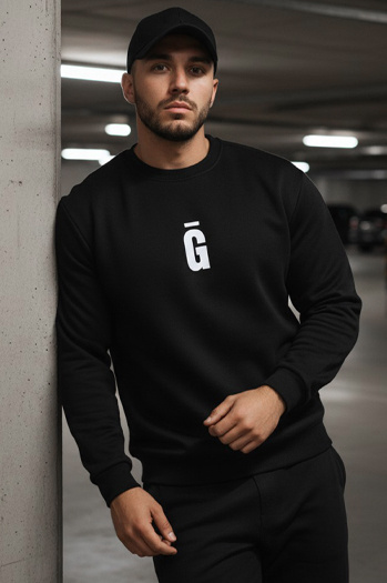 Herren Sweatshirt graphit schwarz Dstreet BX5930