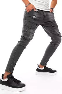 Herren Jeans Cargohose Schwarz Dstreet UX3290