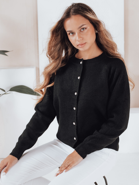 Damen Pullover mit Reißverschluss SELINA schwarz Dstreet MY2512