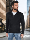 Herren Kragen Sweatshirt schwarz Dstreet BX5885