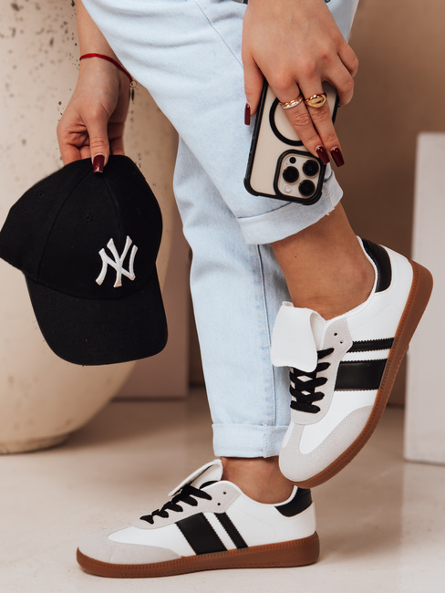 Damen sportliche Turnschuhe SNIKAR weiß Dstreet ZY0644