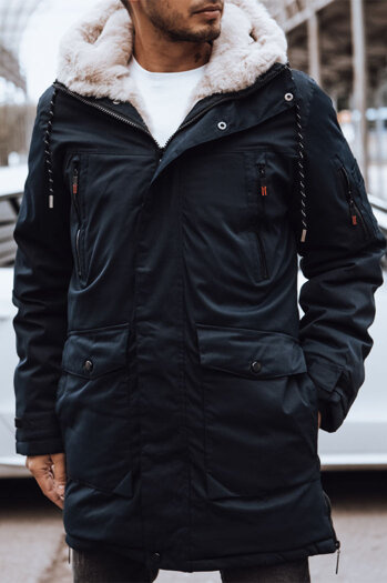 Herren Winterjacke navy blau Dstreet TX4591