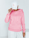Damen-Kapuzenpulli BASIC rosa BY0174