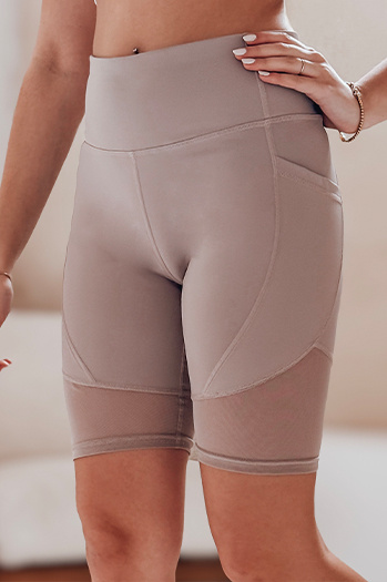 Damen Radhose BIKELINE cappuccino Dstreet SY0421