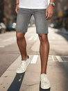 Kurze Herrenjeans dunkelgrau Dstreet SX2351