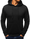 Herren Kapuzenpullover Schwarz BX2028
