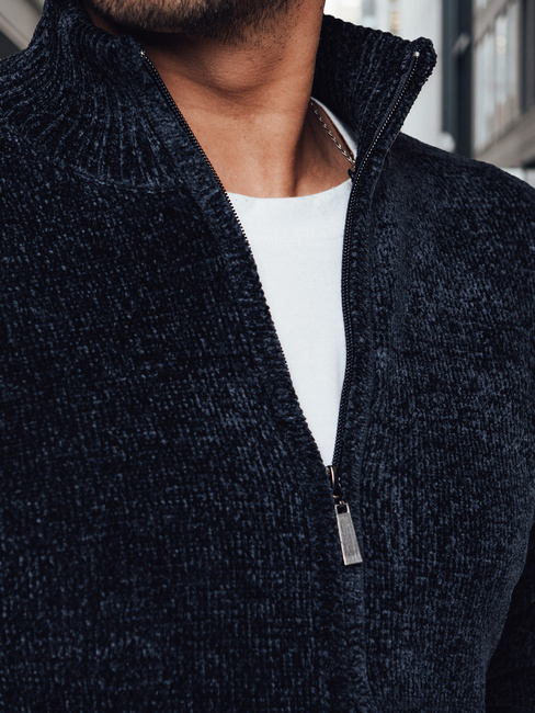 Herren Pullover ohne Knöpfe navy blau Dstreet WX2227