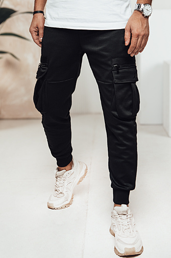 Herren Cargohose schwarz Dstreet UX4473