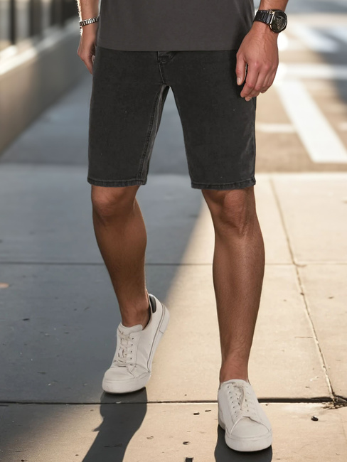 Herren Denim-Shorts schwarz Dstreet SX2493