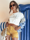 Damen Kurzhose SUNYLOOK  Farbe Gelb DSTREET SY0370
