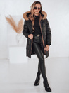Damen Winterjacke VIRELIA gesteppt mit Kapuze schwarz Dstreet TY4937