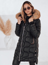 Damen Winterjacke VIRELIA gesteppt mit Kapuze schwarz Dstreet TY4937