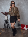 Damenbluse LEOPARDY in Übergröße mit Leopardenmuster Dstreet RY2708