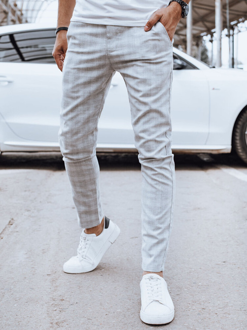 Herren Freizeithose hellgrau Dstreet UX4398
