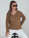 Damenbluse in Übergröße VAVLSTYLES einfarbig camel Dstreet RY2686