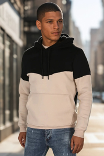 Herren Basic Hoodie schwarz Dstreet BX5881