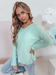 Damen Einheitsgröße langer Pullover SOFTIL mint Dstreet MY2443_1