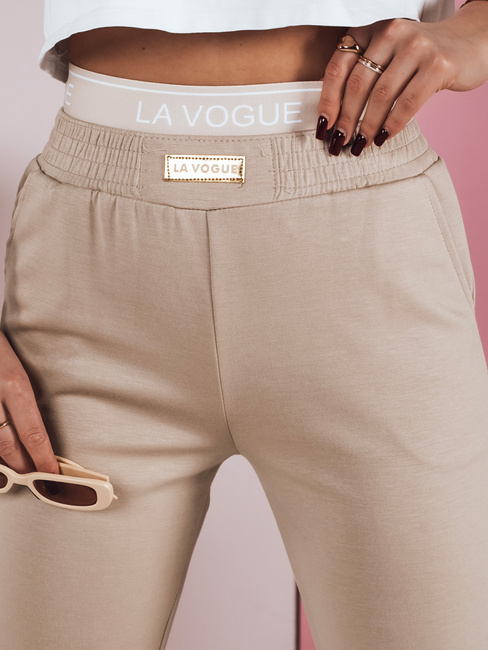 Damen Jogginghose LA VOGUE beige Dstreet UY2395