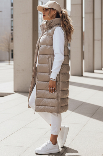 Damen Steppweste GANTINI Farbe Beige DSTREET TY3745