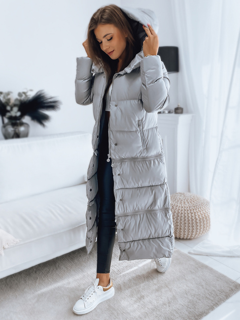 Damen Mantel/Steppjacke INKA PREMIUM Silber Dstreet TY3148