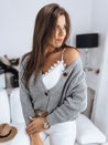 Damen Strickjacke MINSTRAL Farbe Hellgrau DSTREET MY1611