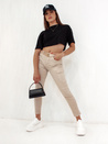 Damenhose LOVFASHION beige Dstreet UY2115