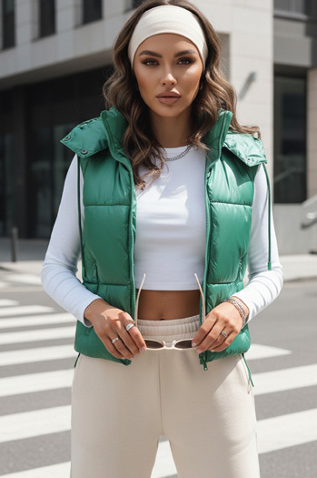 Gesteppte Sportweste für Damen OSHE grün Dstreet TY3702