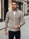 Herren Pullover ohne Knöpfe beige Dstreet WX2228