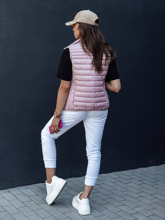 Damen Steppweste mit Stehkragen STYLISHZ rosa Dstreet TY4450