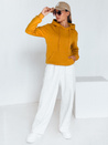 Damen Kapuzenpullover BASIC Camel BY0560