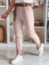 Damen Freizeithose mit Gürtel MADELINA rosa Dstreet UY2627