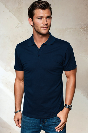 Marineblaues Herren-Polohemd Dstreet PX0553