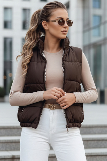 Damen Steppweste URBANELLE braun Dstreet TY4970