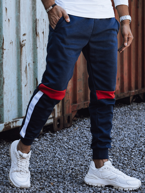 Herren Sweathose mit Kordelzug navy blau UX4450