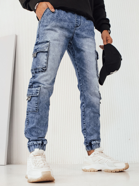 Herren Cargohosen Farbe Blau DSTREET UX4229