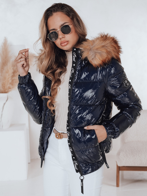 Damen Winterjacke mit Kapuze MELANI navy blau Dstreet TY4487