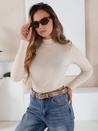 Damen Halb-Rollkragenpullover TARLENA ecru Dstreet MY2482