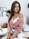 Damen Strickjacke MINSTRAL Farbe Rosa DSTREET MY1617